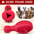 Treat Dispensing Dog Toys, Interactive Dog Treat Puzzle Toy for Large Dogs, Durable Rubber Dog Chew Toys to Keep Them Busy, Squeaky Dog Toys for A...