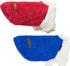 Fitwarm 2 Pack Fuzzy Fleece Dog Sweater, Thermal Dog Clothes for Small Dogs Boy Girl, Pet Cat Winter Outfit, Red, Royal Blue, Medium...