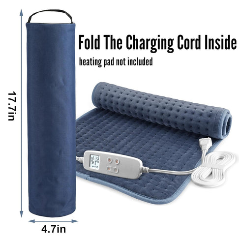 VAAGHANM Heating Pad Storage Bag for 17" x 33" Size Heating Pad for Back Pain and Cramp Relief(Heating Pad NOT INCLUDED)...