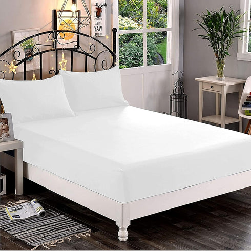 Elegant Comfort 1500 Premium Hotel Quality 1-Piece Fitted Sheet, Softest Quality Microfiber - Deep Pocket up to 16 inch, Wrinkle and Fade Resistan...