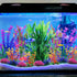 Fish Tank Decorations Plants, 20pcs Aquarium Decorations Plants Plastic, Fish Tank Accessories, Fish Cave and Hideout Ornaments, Aquarium Decor...