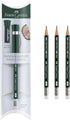 Faber-Castell Perfect Pencil Castell 9000 and 3 Count Pencil Refill - #2 Lead Pencil, Sharpener and Pencil Extender (Pack of 1)...