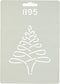 Quilting Creations Christmas Tree Quilt Stencil, 4"...