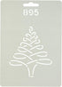 Quilting Creations Christmas Tree Quilt Stencil, 4"...