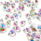 Hicarer 200 Pieces Teardrop Chandelier Crystal Pendants 6 x 12 mm AB Color Rainbow Crystal Beads for Chandelier Jewelry Making DIY Project Earring...