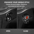 Push Start Button Cover fit for Dodge Challenger Charger Durango Journey Aluminum Alloy Engine Start Stop Button Cover Protector for Dodge Interio...
