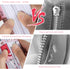 Katech Crochet Hooks Case Empty Zipper Bags Portable Travel Crochet Storage Bag Organizer with Web Pocket and Crochet Holder Slots for Carrying Va...
