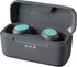 VINYL by Skullcandy True Wireless Bluetooth Earbuds Grey/Teal (V2VYW-N299)...