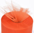 Tulle Rolls 6” by 100 Yards (300 feet) Tulle Roll Spool Fabric for DIY Tutu Skirts Wedding Baby Shower Crafts Decorations Party Supplies(New-Orang...