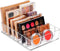 JessLab Eyeshadow Palette Makeup Organizer, Acrylic 7-Section Divided Make up Organizers and storage for Bathroom Vanity Countertop, Transparent, ...