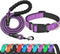 Reflective Dog Collar Padded with Soft Neoprene Breathable Adjustable Nylon Dog Collars for Small Medium Large Dogs (X-Small (Pack of 1), Purple C...