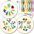 Bradove 3 Sets Leaves and Flowers Embroidery Practice Kit, Embroidery Kit for Beginners Adults, Learn to Embroider Kit Adult Beginner, Embroidery ...