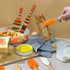 Spurtles Kitchen Tools, 8 Pcs Silicone Cooking Utensil Set,Pakkawood Spurtle Set, Silicone Kitchen Utensils Set with Natural Wooden Handle,Wooden ...