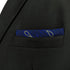 S&W SHLAX&WING Pocket Squares for Men Grooms Blue Navy Paisley...