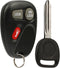fits 2001 2002 Key Fob Remote Cadillac Escalade / Chevy Avalanche S10 Silverado Suburban Tahoe / GMC Sierra Sonoma Yukon (15042968)...