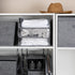 Household Essentials Under Bed Zippered Sweater Storage Bags with Clear Vision Panel, Set of 3, Silver,Gray...