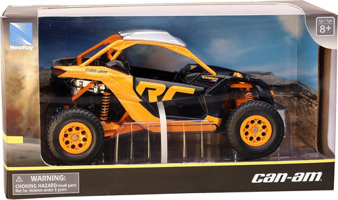 New Ray Can-Am Maverick X3 XRC Turbo ATV Orange and Black 1/18 Diecast Model...