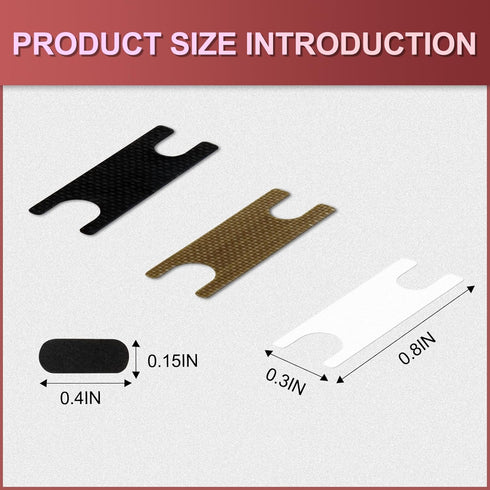 YIMAGUJRX Keyboard PCB Stabilizer Switch Teflon Film Keyboard Stabilizer Switch Pads 20Pcs, Stabilizer Steel Wire EVA Pads 12Pcs(Black...