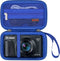 Carrying Case for Canon PowerShot SX740/ SX730/ SX720/ SX620 Digital Camera, 4K Video Camera Travel Storage Cover Bag Organizer Holder, Mesh Pocke...