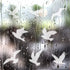 Boao Large Size Anti-Collision Window Clings - Translucent/Dusted Bird Deterrent for Doors, Windows & Glass...