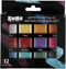 Soho Urban Artist Metallic Watercolors Set – 12 Vibrant Metallic Half Pans in Travel Case – Professional Shimmer Watercolor Paint Set for Artists,...