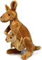 Ice King Bear Kangaroo Stuffed Animal with Removable Joey Plush Toy,12 Inches...