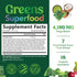 Greens Superfood Powder - Original Organic Greens Smoothie & Juice Mix Powder, Antioxidants & Probiotics, Spirulina, Chlorella, Beet Root, Whole F...