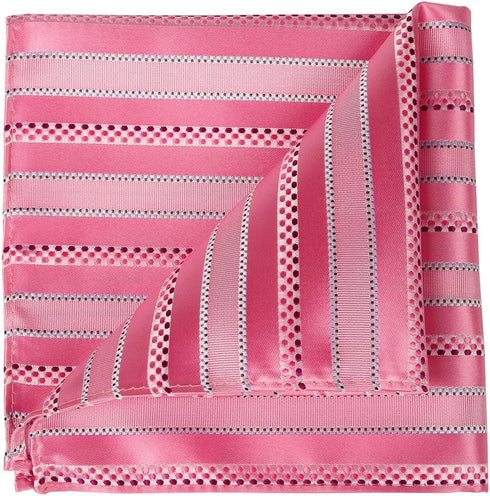 KissTies Mens Tie Striped Satin Necktie Wedding Ties + Gift Box...
