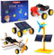 STEM 4 Set Solar Motor Kit,Electric Science Experiment Projects,Educational Building Electronic Car Kit for Kids,DIY STEM Toys for Boys and Girls...