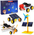 STEM 4 Set Solar Motor Kit,Electric Science Experiment Projects,Educational Building Electronic Car Kit for Kids,DIY STEM Toys for Boys and Girls...