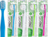 PRO-SYS® Soft Toothbrush for Adult with Sensitive Teeth & Gums, ADA Accepted, with 35-Tuft Wide Dupont® Tynex® Bristles, Pack of 4...