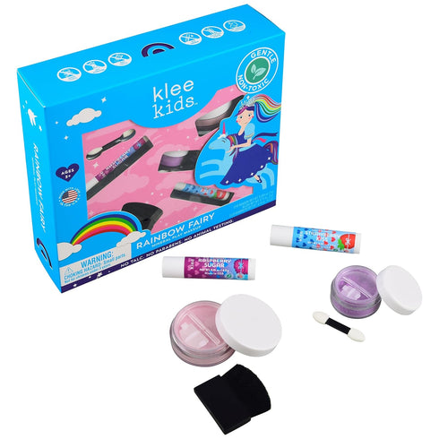 Luna Star Klee Kids Play Makeup Kit. Gentle and Non-Toxic. Kid-Friendly. Made in USA. (Rainbow Fairy)...