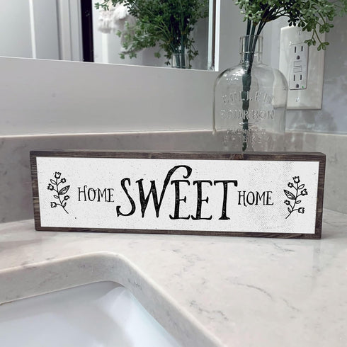 Home Wood Signs (Medium - Wood And Metal, Home Sweet Home)...
