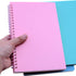 Yansanido Spiral Notebook, 3 Pcs A5 Thick Plastic Hardcover 8mm Ruled 3 Color 80 Sheets -160 Pages Journals for Study and Notes (Light Pink,Light ...