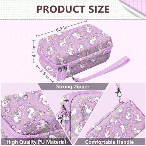 Leayjeen Kids Camera Case Compatible with Dylanto/GKTZ/HiMont/CAMCLID/ESOXOFFORE Kids Instant Print Camera, Kids Instant Camera for 1080P Printed ...