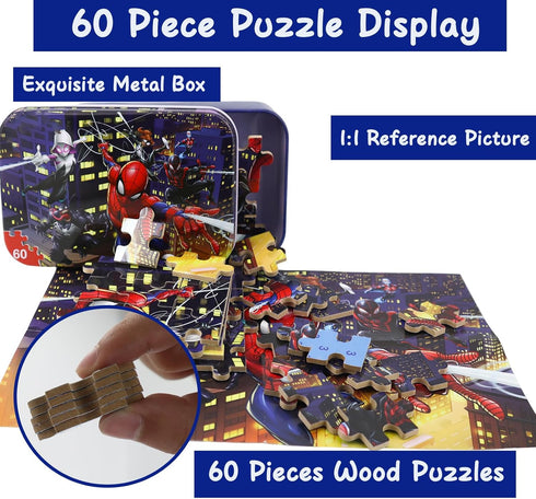 Generic NEILDEN Jigsaw Puzzles for Kids 4-6 Preschool Educational Puzzles Toys for Kids 60 Piece Children Puzzles Game for Girls and Boys, Style 4...