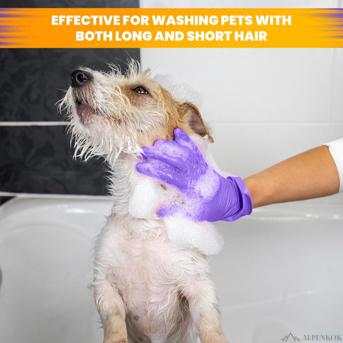 Silicone Dishwashing Gloves for Washing Dishes - Reusable Rubber Gloves for Cleaning The Home Dish Gloves for Dish Wash Pet Care Car Washing - Kit...