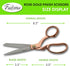 Szco Supplies 8.5” Fatima Heavy-Duty Professional Fabric Tailor Scissors For Home Crafts And Office With Rose Gold Finished Handle...