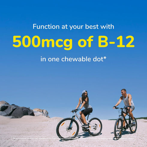 Twinlab B-12 Dots - Energy Production Support Supplements with Vitamin B12-500 mcg, 250 Tablets...