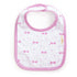Baby Bibs 3 Pack Cotton Blend Hook-and-Loop Closure - Ballerina and Bows (Zhara), Newborn & up, Pink, Small...