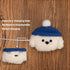 Plush Case Compatible with Sony Linkbuds S,Handmade Knitted Cartoon Headphone Case,Rechargeable Headphone Headphone Case,Creative Funny Cute Knitt...