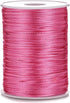 2mm x 100 Yards Satin Nylon Trim Cord, Rattail, Chinese Knot, Kumihimo Cord (Pink)...
