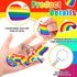 36 Pack Rainbow Pride Keychians Gay Rainbow Flag Lapel Keychains Lgbt Lgbtq Flag Love Is Love Keychains Pride Accessories for Pride Shirt Gay Lesb...