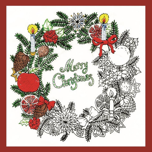 Design Works Crafts Christmas Wreath Zenbroidery Kit, 10" x 10", Various......