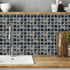 25Pcs Self-adhesive Mosaic Tile transfer for Home Decor, Peel and stick Tile Decal, Water-proof Backsplash Tile Sticker for Kitchen Bathroom,6x6in...