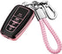 Tukellen for Toyota Key Fob Cover with Keychain,Special Soft TPU Key Case Protector Compatible with 2020-2022 Highlander Corolla Prius,2018-2024 R...