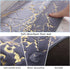 Eanpet Marble Bathroom Rugs Nonslip Black Gold Bathroom Mats Ultra Soft Washable Bath Mats for Bathroom Floor Mats Carpet Water Absorbent Shower R...