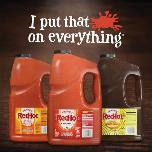 Frank's RedHot Sweet Chili Sauce, 0.5 gal - One Half Gallon Bulk Container of Sweet Chili Hot Sauce for Wings, Pizza, Sandwiches, Stir Fry, and Mo...