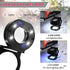 25X Loupe Magnifier with 6 Light, USB Rechargeable Three-Folding Desktop Portable Metal Eye Loupe Scale Sewing Magnifing Glass for Textile Optical...