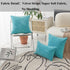 Home Brilliant Rectangle Pillow Covers 12x20 Teal, Decorative Lumbar Pillow Cover for Couch Bench Outdoor Furniture, 12 x 20 inch, Teal...